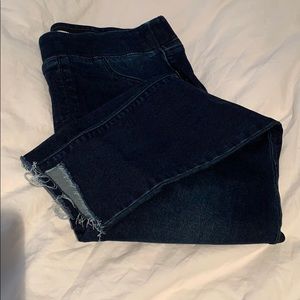 Old navy rockstar jeggings with step hem